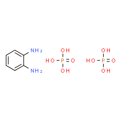 ChemSpider 2D Image | 1,2-Benzenediamine phosphate (1:2) | C6H14N2O8P2