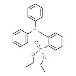 ChemSpider 2D Image | Diethyl [2-(diphenylphosphino)phenyl]phosphonate | C22H24O3P2