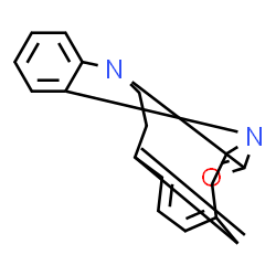 ChemSpider 2D Image | 1,11-Diazatetracyclo[9.6.1.1~4,8~.0~12,17~]nonadeca-4(19),5,7,12,14,16-hexaen-18-one | C17H16N2O