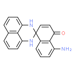 ChemSpider 2D Image | 5-Amino-1'H,3'H,4H-spiro[naphthalene-1,2'-perimidin]-4-one | C20H15N3O