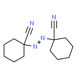 ChemSpider 2D Image | 1,1'-Azobis(cyclohexanecarbonitrile) | C14H20N4