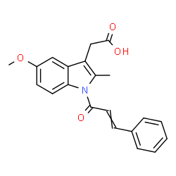 ChemSpider 2D Image | Cinmetacin | C21H19NO4
