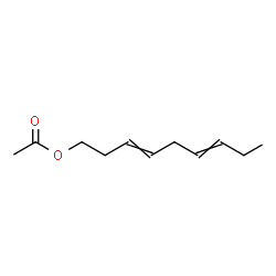 ChemSpider 2D Image | Nona-3,6-dien-1-yl acetate | C11H18O2