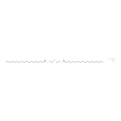 ChemSpider 2D Image | N,N-Dimethyl-2-(stearoyloxy)-N-[2-(stearoyloxy)ethyl]ethanaminium methyl phosphonate | C43H88NO7P