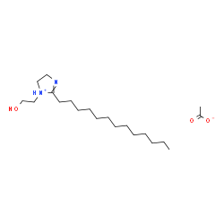 ChemSpider 2D Image | 1H-Imidazole-1-ethanol, 4,5-dihydro-2-tridecyl-, acetate (1:1) | C20H40N2O3