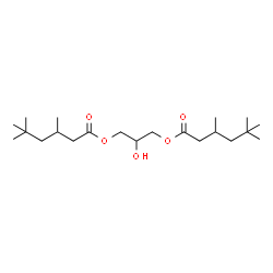 ChemSpider 2D Image | 2-Hydroxy-1,3-propanediyl bis(3,5,5-trimethylhexanoate) | C21H40O5