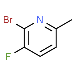 ChemSpider 2D Image | 2-Bromo-3-fluoro-6-methylpyridine | C6H5BrFN