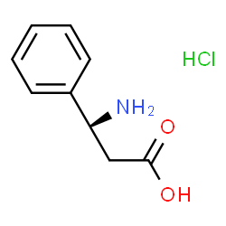 ChemSpider 2D Image | (S)-3-amino-3-phenylpropanoic acid hydrochloride | C9H12ClNO2