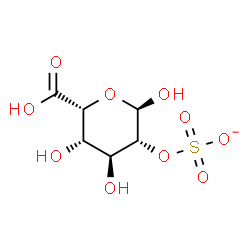ChemSpider 2D Image | 2-O-Sulfonato-alpha-L-idopyranuronic acid | C6H9O10S