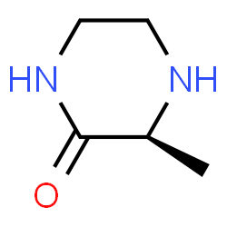 ChemSpider 2D Image | (S)-3-Methylpiperazin-2-one | C5H10N2O