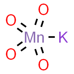 ChemSpider 2D Image | Tetraoxopotassiummanganese(K-Mn) | KMnO4