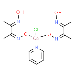 ChemSpider 2D Image | Chloro{bis[(2E,3Z)-N-hydroxy-N'-(hydroxy-kappaO)-2,3-butanediiminato]}cobalt - pyridine (1:1) | C13H19ClCoN5O4