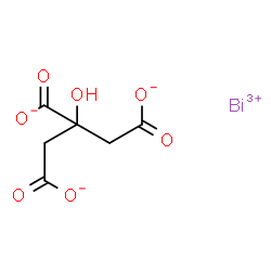 ChemSpider 2D Image | Bismuth(3+) citrate | C6H5BiO7