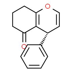 ChemSpider 2D Image | (4R)-4-phenyl-4,6,7,8-tetrahydrochromen-5-one | C15H14O2