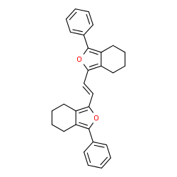 ChemSpider 2D Image | 1-phenyl-3-[(E)-2-(3-phenyl-4,5,6,7-tetrahydroisobenzofuran-1-yl)vinyl]-4,5,6,7-tetrahydroisobenzofuran | C30H28O2