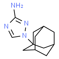 ChemSpider 2D Image | 1-(Adamantan-1-yl)-1H-1,2,4-triazol-3-amine | C12H18N4