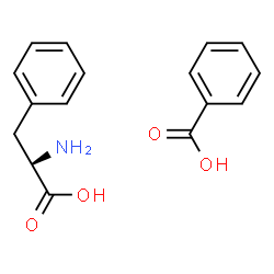 ChemSpider 2D Image | D-Phenylalanine benzoate (1:1) | C16H17NO4