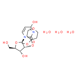 ChemSpider 2D Image | 2'-O-(4-Methoxytetrahydro-2H-pyran-4-yl)uridine trihydrate | C15H28N2O11
