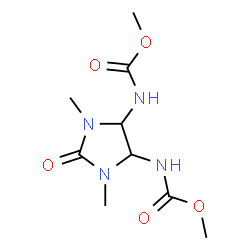 ChemSpider 2D Image | Dimethyl (1,3-dimethyl-2-oxo-4,5-imidazolidinediyl)biscarbamate | C9H16N4O5