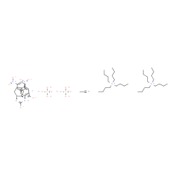 ChemSpider 2D Image | acetonitrile; (E)-[(4-nitrophenyl)amino]-[(1R,2R)-2-[[[(4-nitrophenyl)amino]-oxido-methylene]amino]cyclohexyl]imino-methanolate; phosphoric acid; tetrabutylammonium | C54H101N9O14P2
