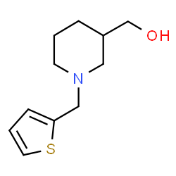 ChemSpider 2D Image | [1-(2-Thienylmethyl)-3-piperidinyl]methanol | C11H17NOS