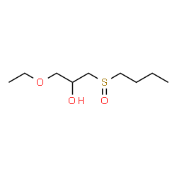ChemSpider 2D Image | 1-(Butylsulfinyl)-3-ethoxy-2-propanol | C9H20O3S