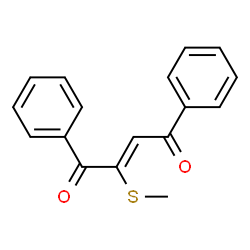 ChemSpider 2D Image | (2Z)-2-(Methylsulfanyl)-1,4-diphenyl-2-butene-1,4-dione | C17H14O2S