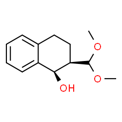 ChemSpider 2D Image | (1R,2R)-2-(Dimethoxymethyl)-1,2,3,4-tetrahydro-1-naphthalenol | C13H18O3