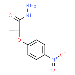 ChemSpider 2D Image | 2-(4-Nitrophenoxy)propanehydrazide | C9H11N3O4