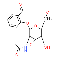 ChemSpider 2D Image | 2-Formylphenyl 2-acetamido-2-deoxyhexopyranoside | C15H19NO7
