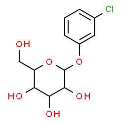 ChemSpider 2D Image | 3-Chlorophenyl hexopyranoside | C12H15ClO6