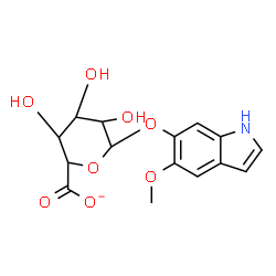 ChemSpider 2D Image | 5-Methoxy-1H-indol-6-yl hexopyranosiduronate | C15H16NO8
