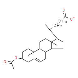 ChemSpider 2D Image | 3-Acetoxychol-5-en-24-oate | C26H39O4
