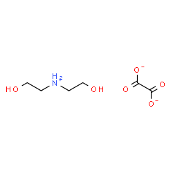 ChemSpider 2D Image | Ethanaminium, 2-hydroxy-N-(2-hydroxyethyl)- ethanedioate (1:1) | C6H12NO6