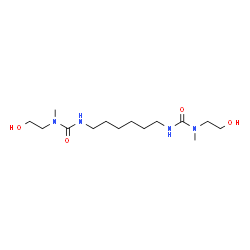 ChemSpider 2D Image | 3,3'-Hexane-1,6-diylbis[1-(2-hydroxyethyl)-1-methylurea] | C14H30N4O4