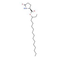 ChemSpider 2D Image | 3-Hexadecanyl 5-oxo-L-prolinate | C21H39NO3
