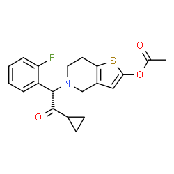 ChemSpider 2D Image | (S)-Prasugrel | C20H20FNO3S