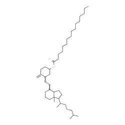 ChemSpider 2D Image | 9,10-Secocholesta-5,7,10-trien-3-yl palmitate | C43H74O2