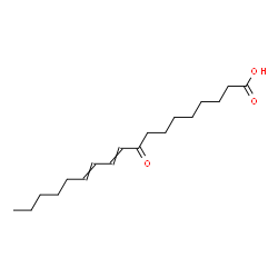 ChemSpider 2D Image | 9-Oxo-10,12-octadecadienoic acid | C18H30O3