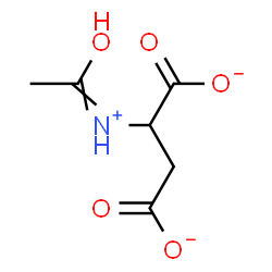 ChemSpider 2D Image | 2-(Acetylammonio)succinate | C6H8NO5