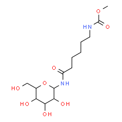 ChemSpider 2D Image | N-{6-[(Methoxycarbonyl)amino]hexanoyl}hexopyranosylamine | C14H26N2O8