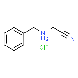 ChemSpider 2D Image | N-Benzylaminoacetonitrile | C9H11ClN2