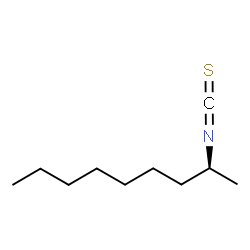 ChemSpider 2D Image | (2S)-2-Isothiocyanatononane | C10H19NS