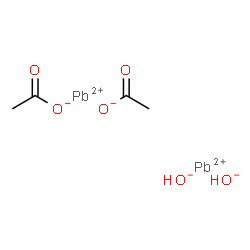 ChemSpider 2D Image | Lead(2+) hydroxide acetate (1:1:1) | C4H8O6Pb2