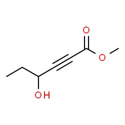 ChemSpider 2D Image | Methyl 4-hydroxy-2-hexynoate | C7H10O3