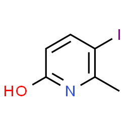 ChemSpider 2D Image | 5-Iodo-6-methylpyridin-2-ol | C6H6INO