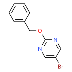 ChemSpider 2D Image | 2-(Benzyloxy)-5-bromopyrimidine | C11H9BrN2O