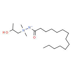ChemSpider 2D Image | 1,1-Dimethyl-1-(2-hydroxypropylamine)tetradecanimide | C19H40N2O2