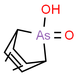 ChemSpider 2D Image | 7-Arsabicyclo[2.2.1]hepta-1,3,5-trien-7-ol 7-oxide | C6H5AsO2
