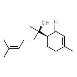 ChemSpider 2D Image | (6S)-6-[(2R)-2-Hydroxy-6-methyl-5-hepten-2-yl]-3-methyl-2-cyclohexen-1-one | C15H24O2